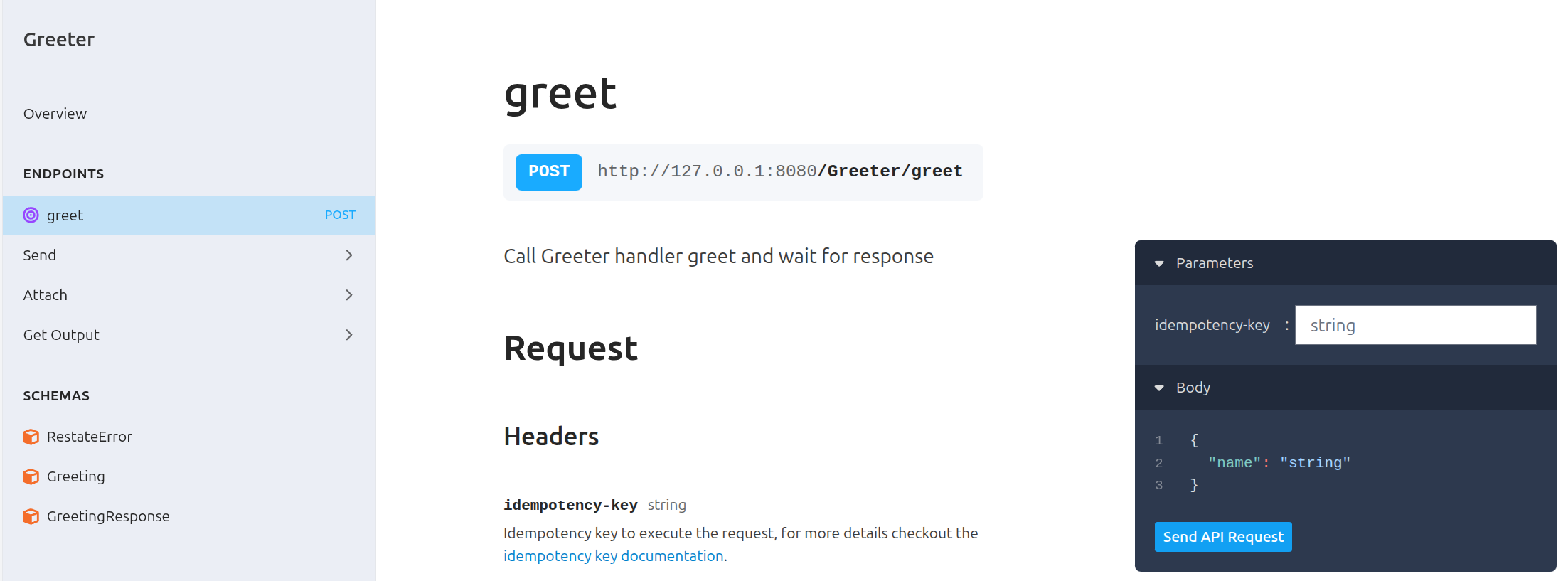 Restate UI Playground